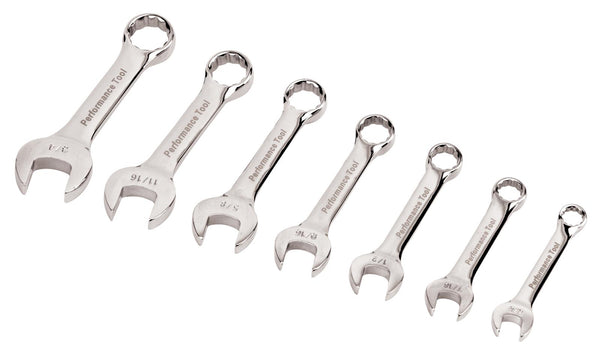 Performance Tool Stubby Wrench Sets